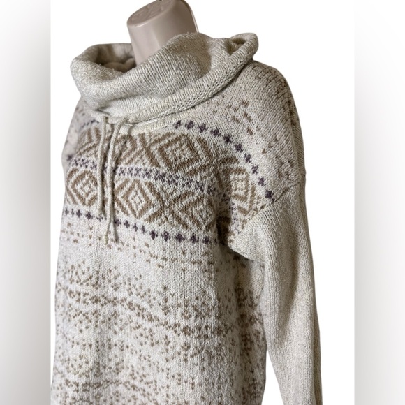 EDDIE BAUER Sleepwear Cowl TurtleNeck Womens sweater Medium - Picture 3 of 13